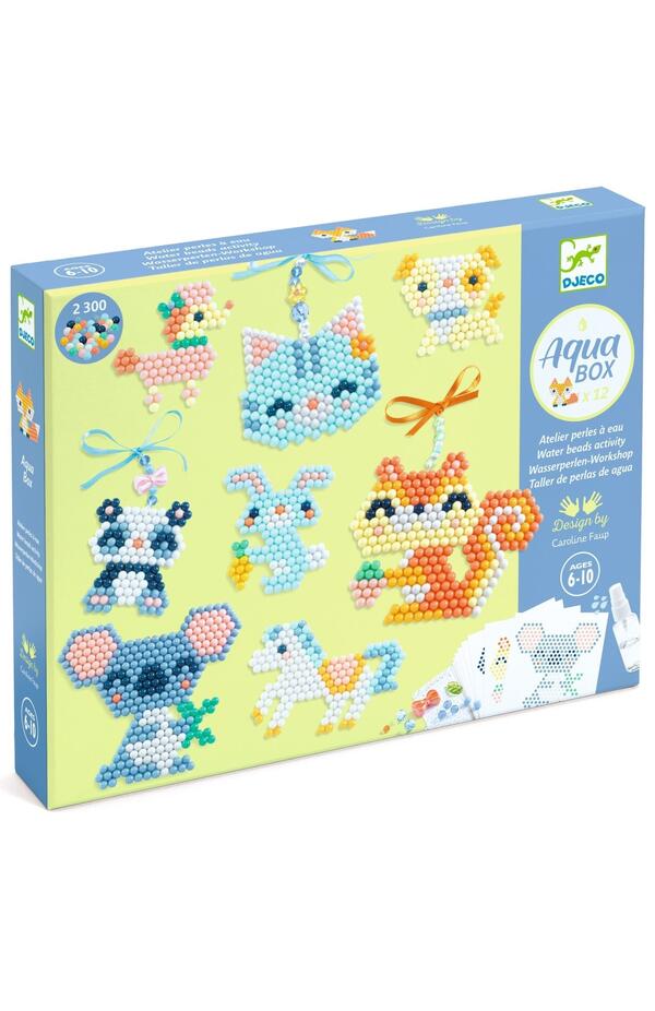 Atelier creativ cu margele Animalute norocoase, Djeco