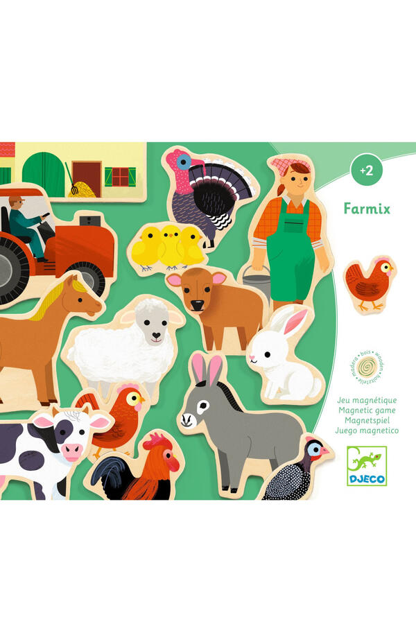 Joc cu magneti Ferma, Djeco