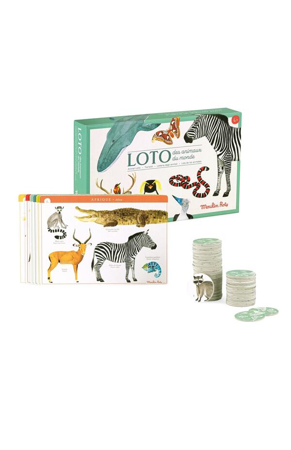 Joc Loto animale, Moulin Roty