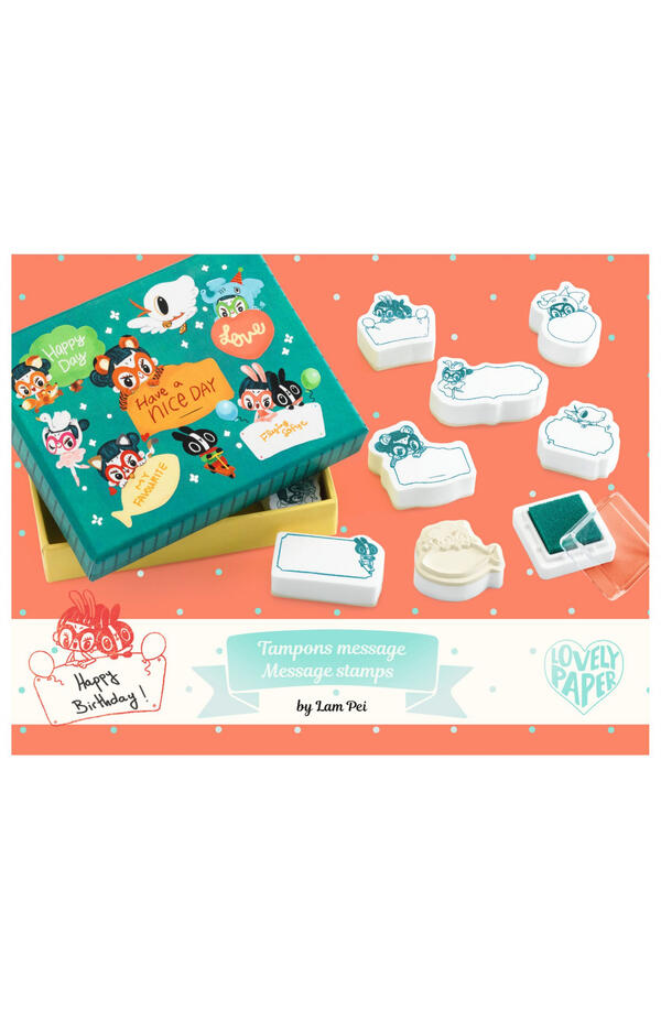 Set stampile mesaje Lam, Djeco
