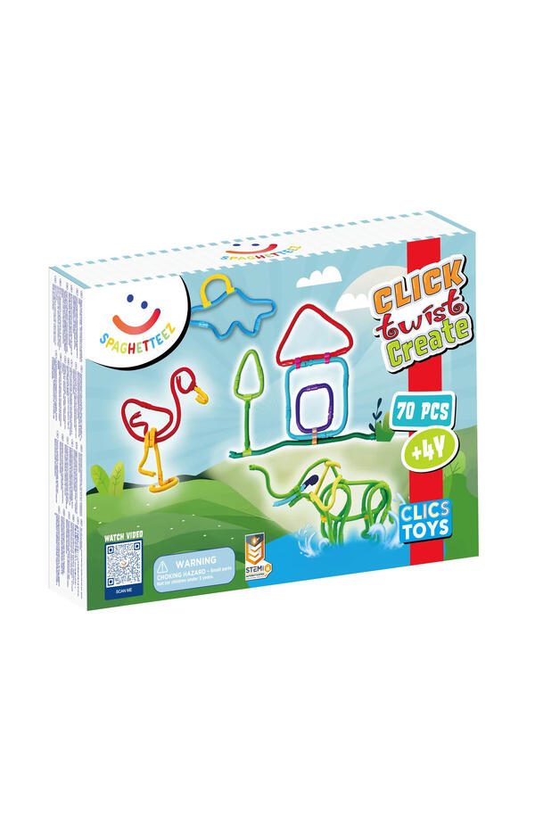 Set de construit cu magnet Spaghetteez 70 piese