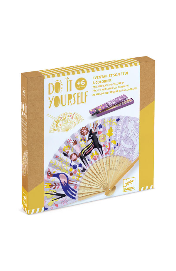 Joc creativ DIY Evantai Frumusetea padurii, Djeco