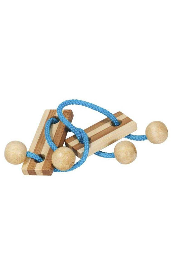Joc logic IQ puzzle cu snur Elibereaza inelul-5, Fridolin