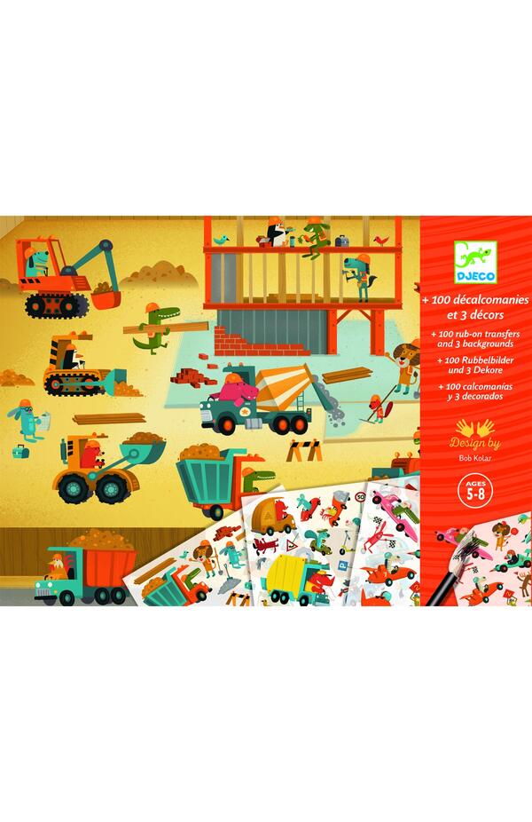 Joc creativ Transferuri cu vehicule, Djeco