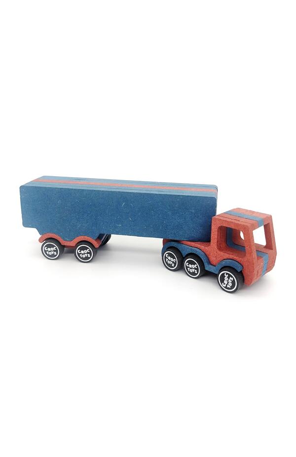 Set de constructie vehicul Tir transport marfa Remy, Croc toys