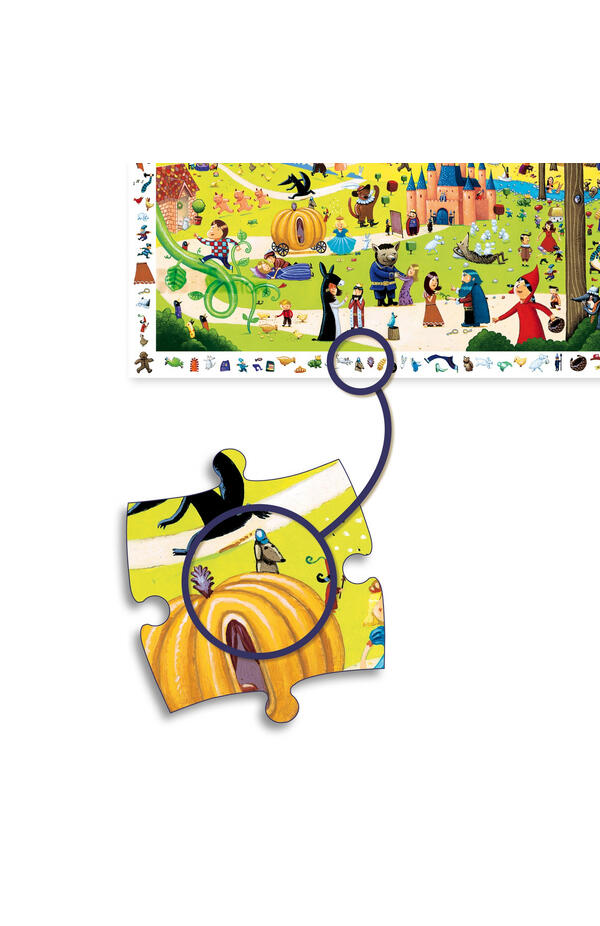 Puzzle observatie Povesti renumite, Djeco