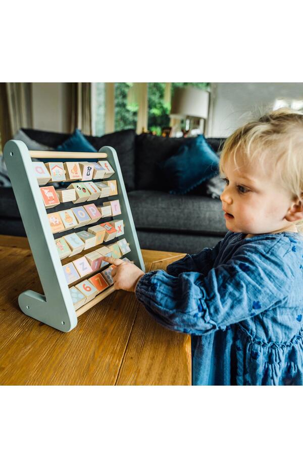 Abac alfabet cu animale de ferma, Orange Tree Toys