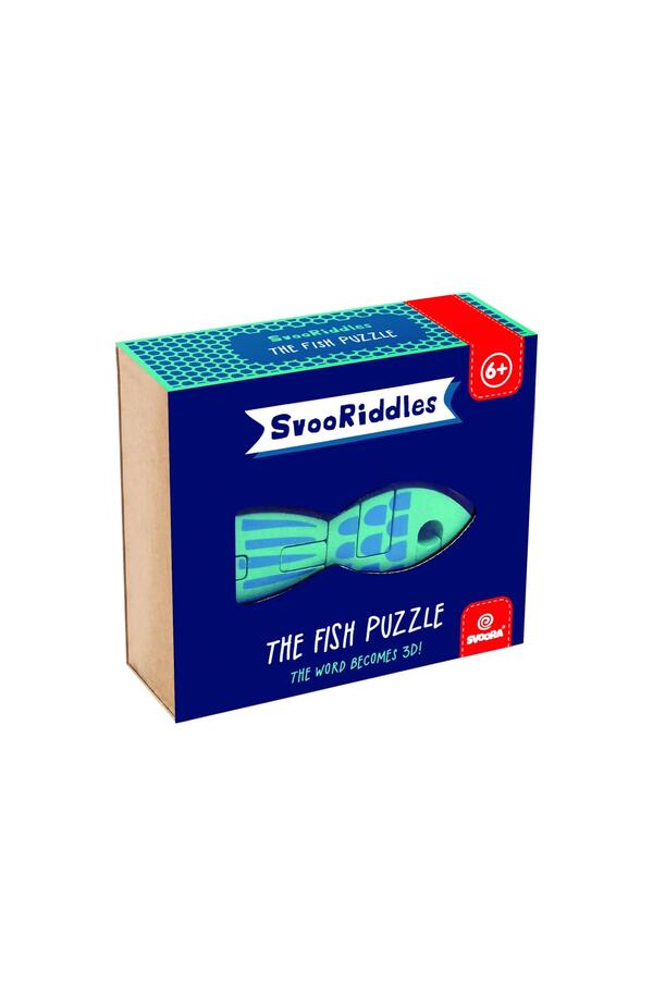 Puzzle 3D din lemn Peste, Svoora