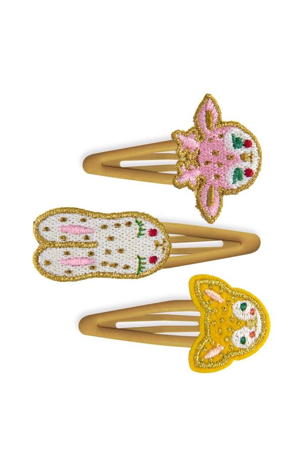 Colectia Plume - 3 agrafe de par Aube, Djeco