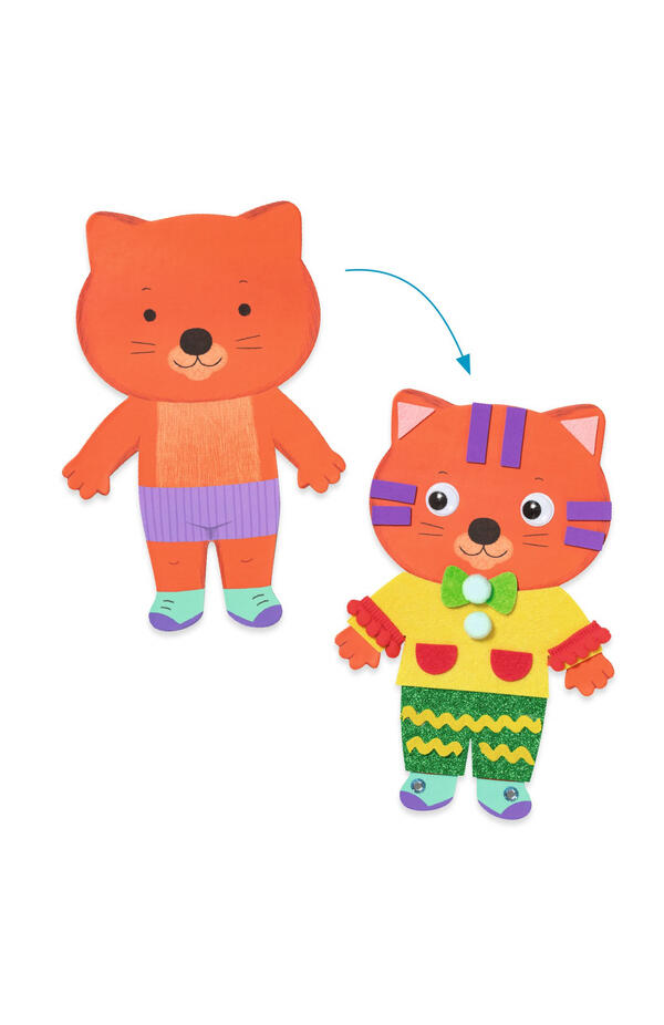 Joc creativ colaje Micii prieteni, Djeco