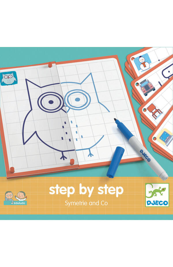 Joc Eduludo Deseneaza pas cu pas Simetrie, Djeco