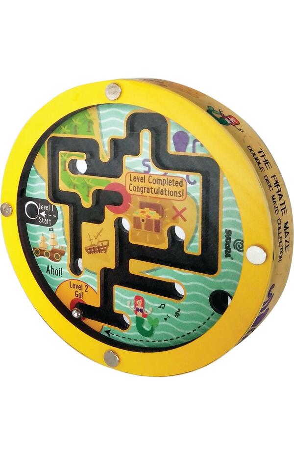 Joc de logica si indemanare Labirint dublu pirati