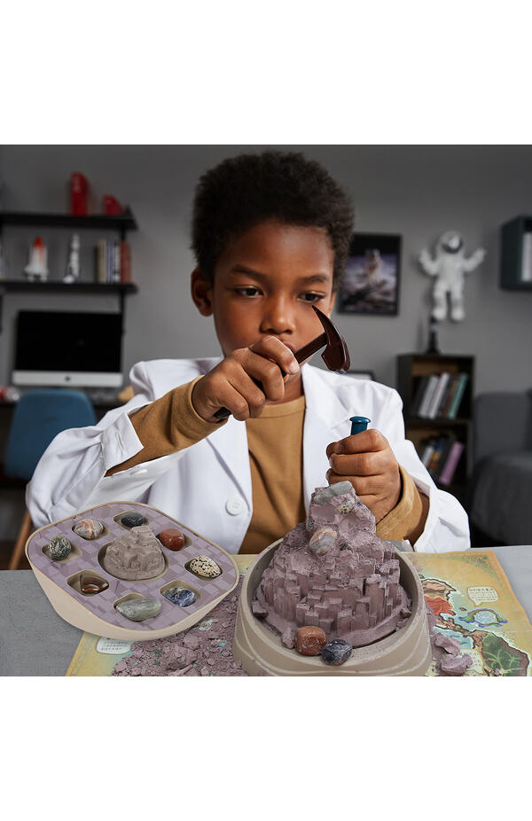 Kit STEM de excavare pietre prețioase 