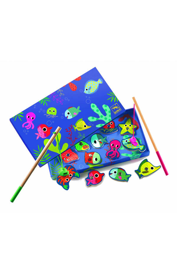 Joc magnetic de pescuit Fishing colour, Djeco