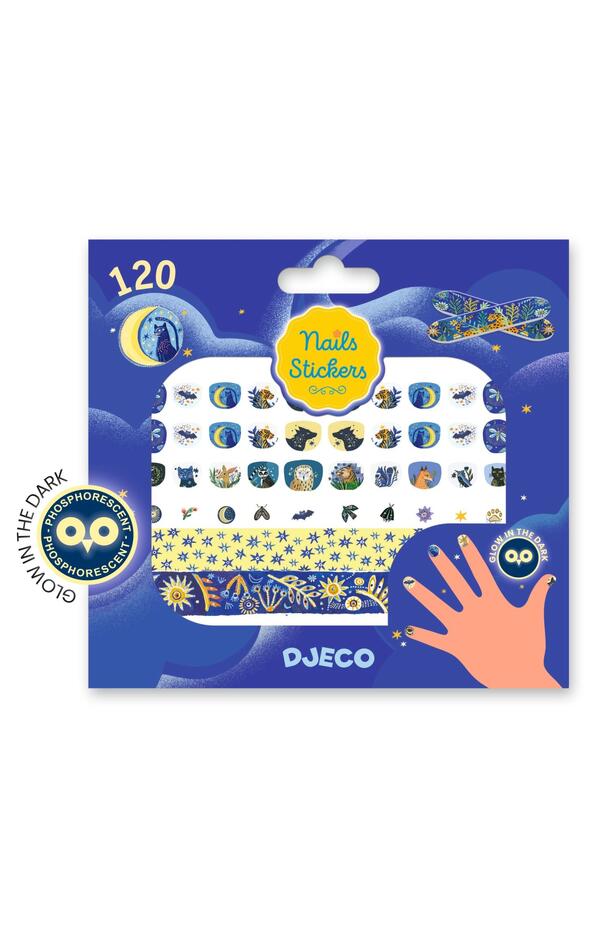 Stickere pentru unghii model Reflectia lunii, Djeco