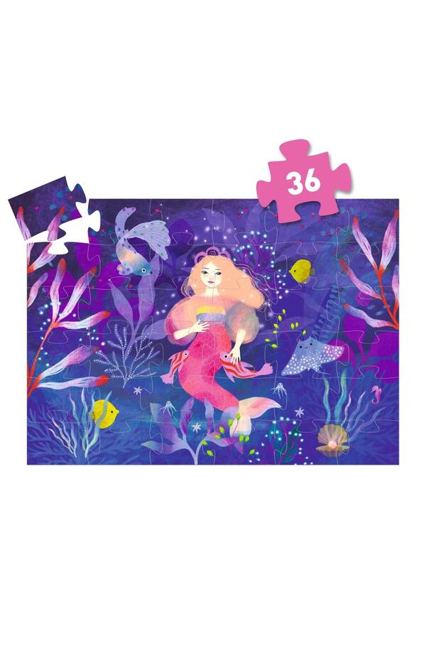 Puzzle Sirena Ella, Djeco