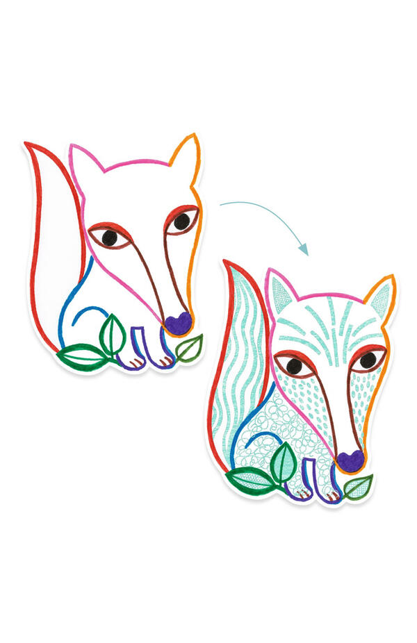 Joc de desenat Prieteni din padure, Djeco