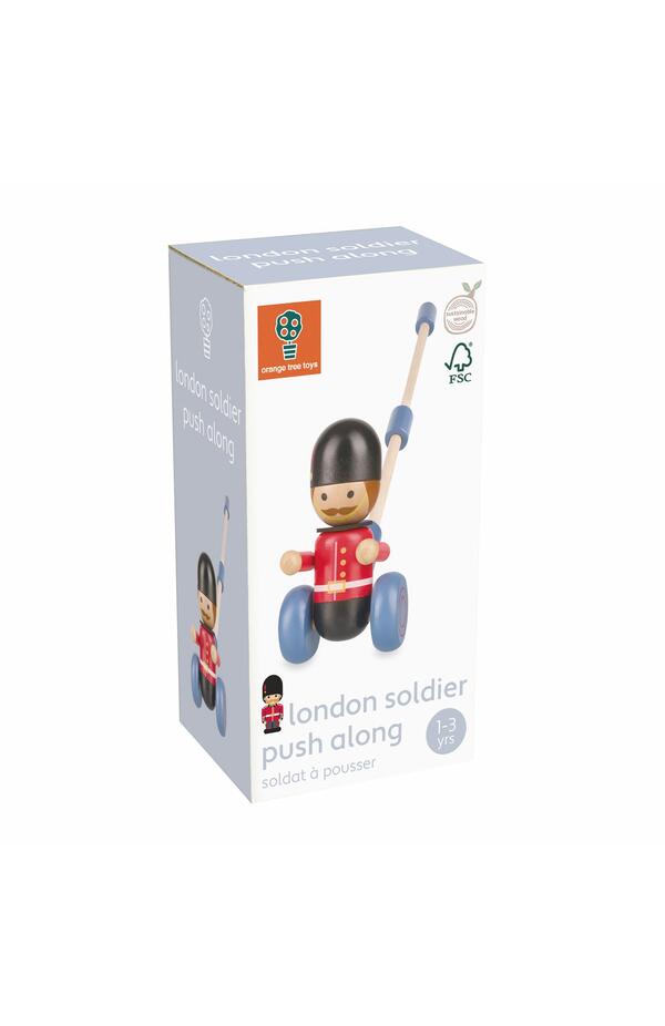 Jucarie de impins soldat londonez, Orange Tree Toys