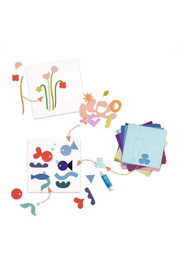 Joc creativ Little papers, Djeco Joc creativ Little papers, Djeco
