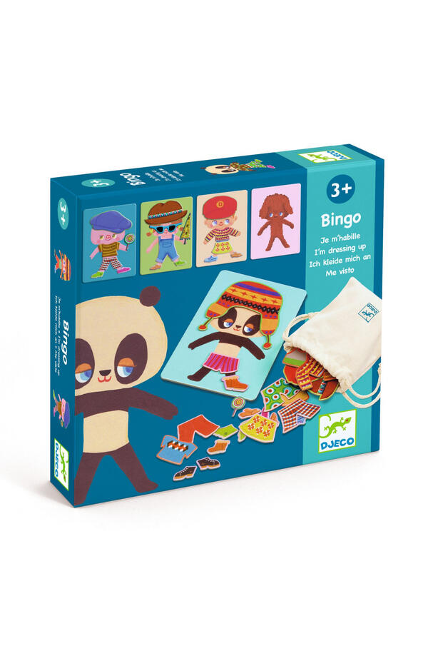 Jucarii educative Dress Up Bingo, Djeco