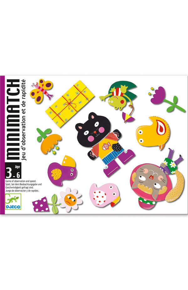 Joc de carti Mini match, Djeco