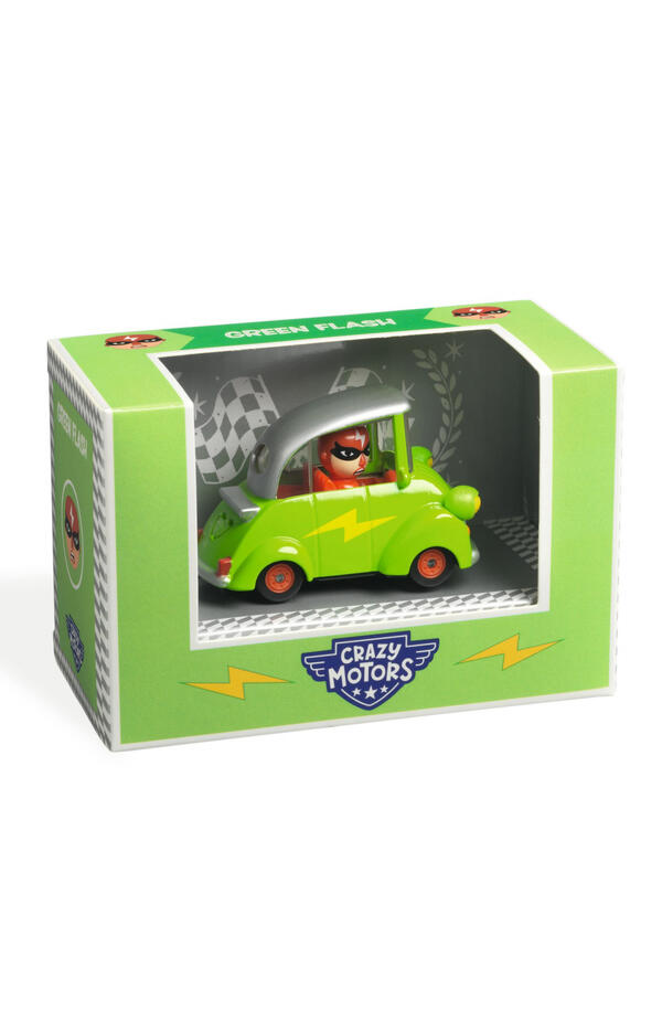 Masina Green Flash, Colectia Crazy Motors, Djeco