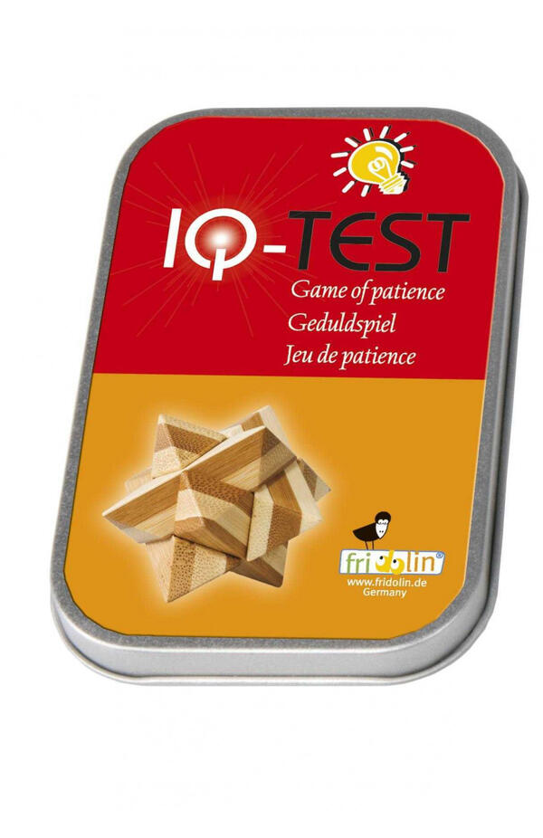 Joc logic IQ 3D Puzzle in cutie metalica Star, Fridolin