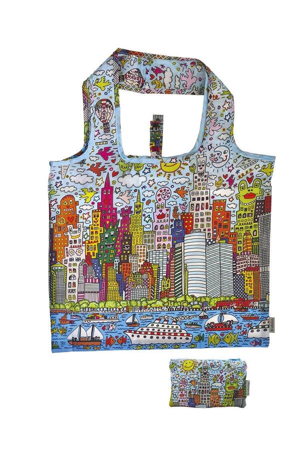 Sacosa textil James Rizzi My New York City, Fridolin