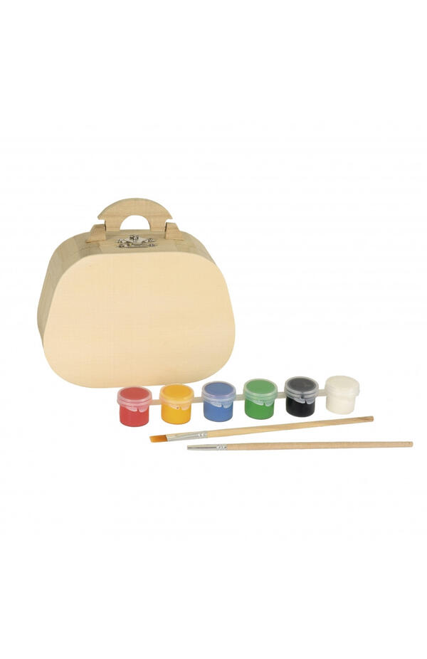 Joc creativ gentuta din lemn de pictat, Egmont Toys