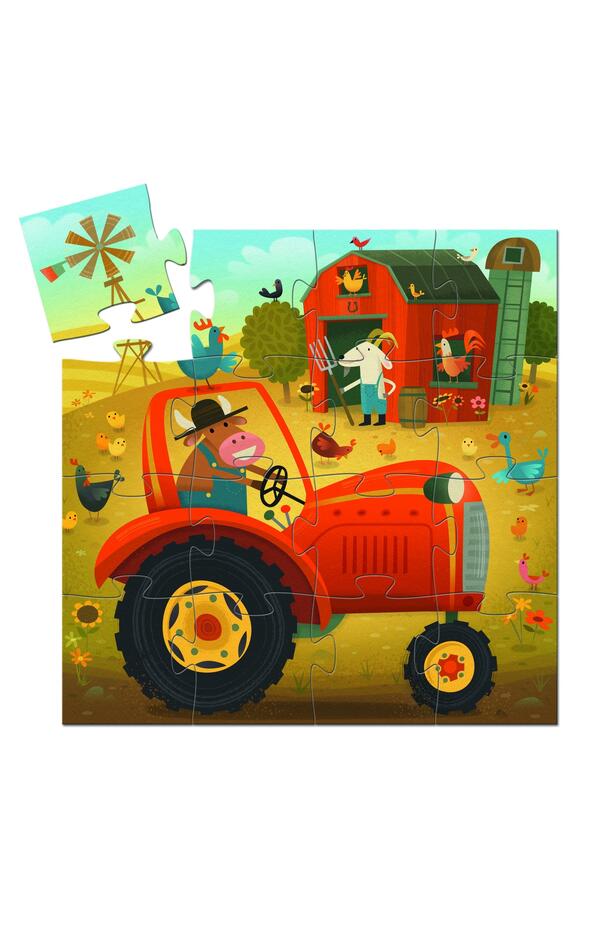 Puzzle Tractor, Djeco