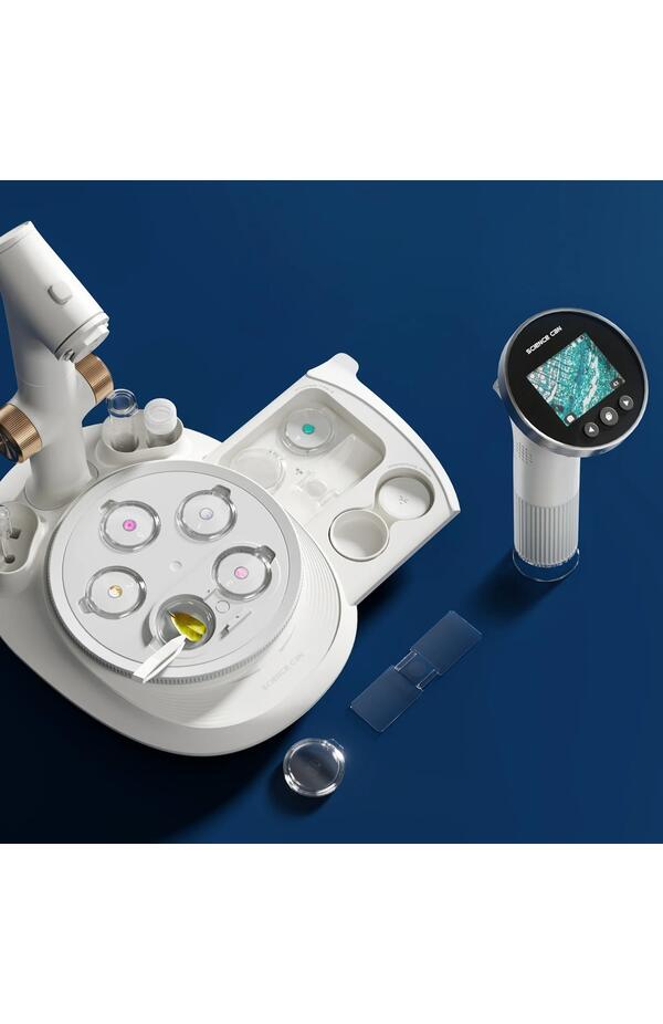Joc STEM Microscop digital cu ecran integrat, TopBright Joc STEM Microscop digital cu ecran integrat, TopBright