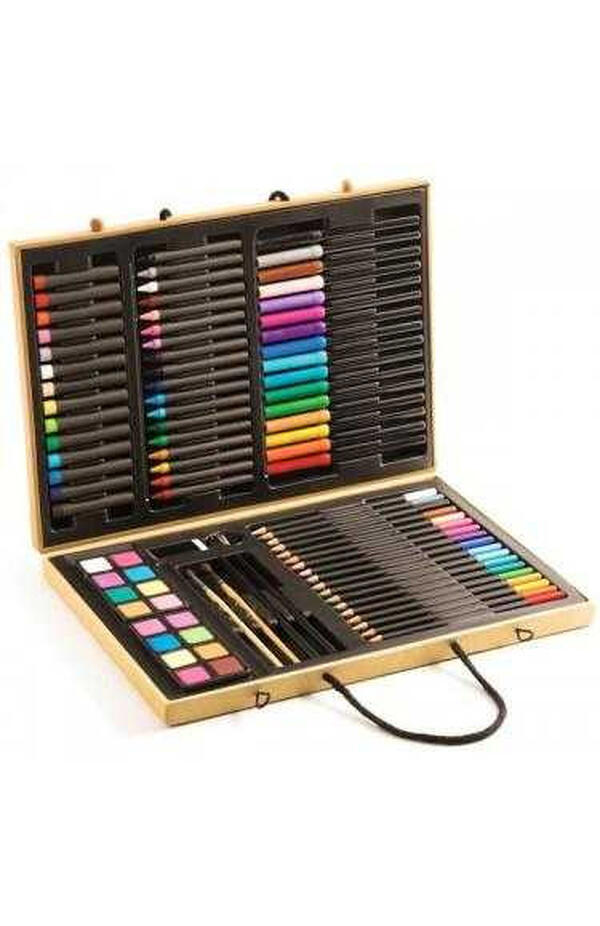 Marea cutie pentru desen si pictura, Djeco