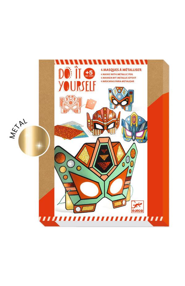 Joc creativ DIY Masti roboti, Djeco Joc creativ DIY Masti roboti, Djeco