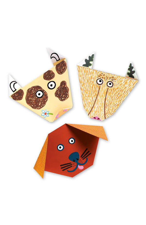 Joc creativ initiere origami Animale, Djeco Joc creativ initiere origami Animale, Djeco