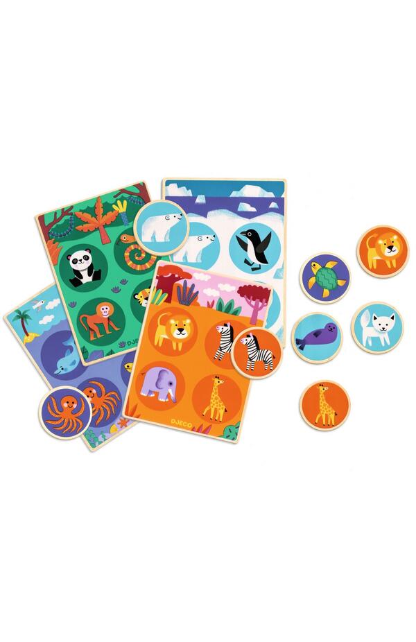 Joc educativ Loto animale, Djeco