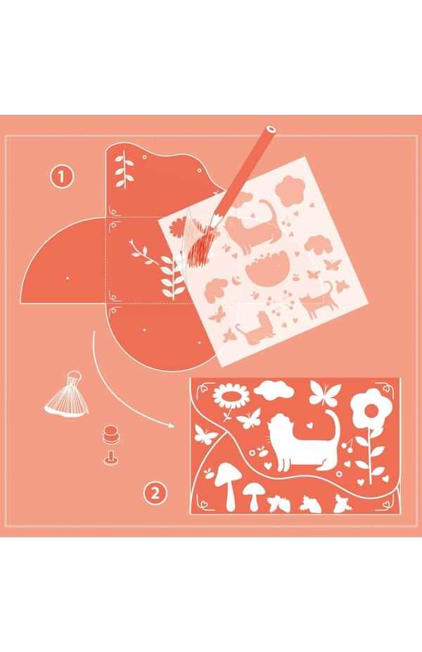 Joc creativ DIY Poseta si portofel, Djeco Joc creativ DIY Poseta si portofel, Djeco