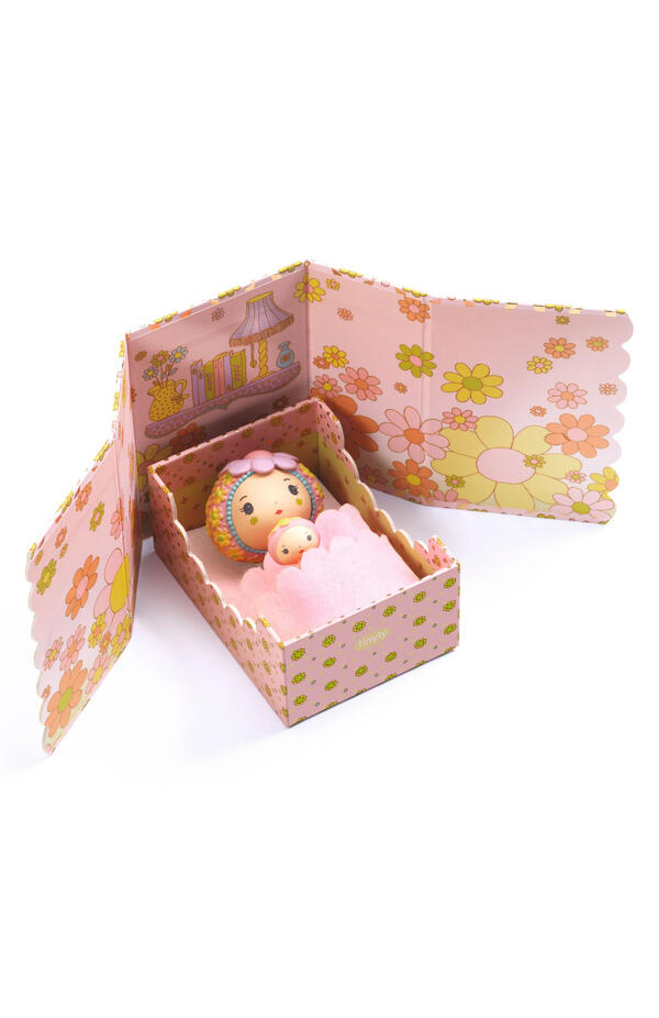 Figurina Tinyly Rose Tinyroom, Djeco Figurina Tinyly Rose Tinyroom, Djeco