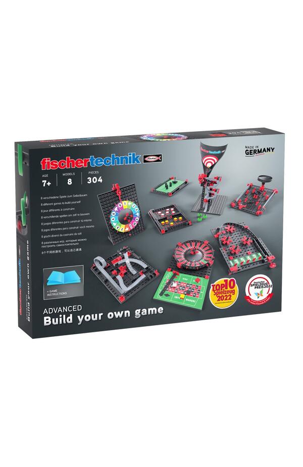 Kit STEM Construieste si joaca 8 jocuri, Fischertechnik