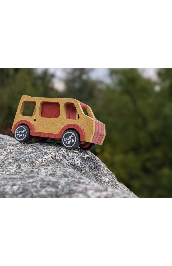 Set de constructie vehicul van Anne, Croc toys