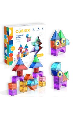 Set magnetic de construit Cubixx, 22 piese