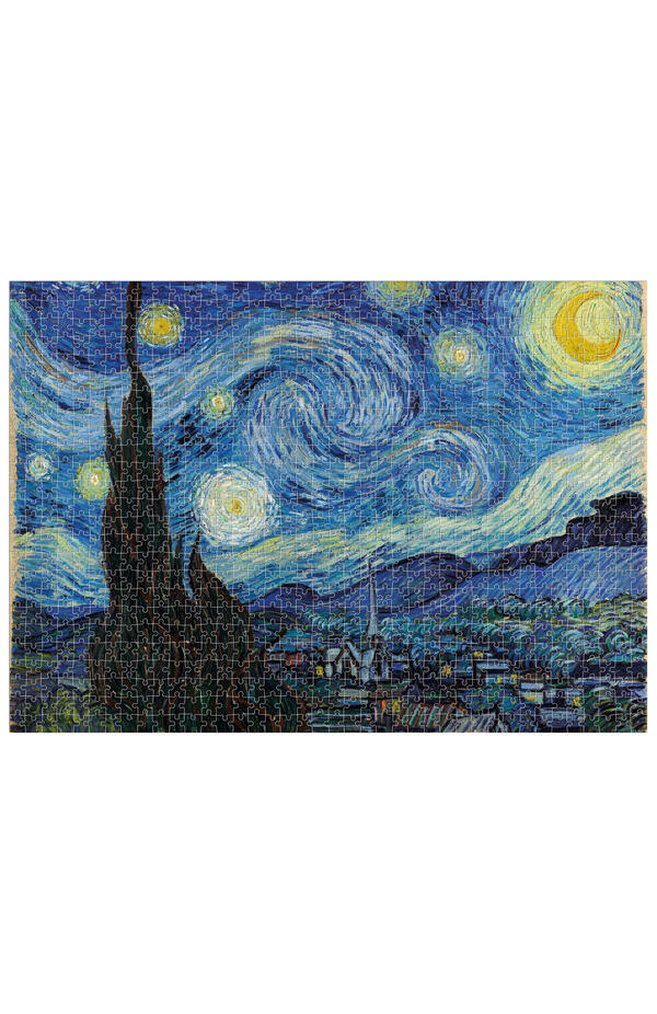 Puzzle 1000 piese Van Gogh Noapte instelata, Londji