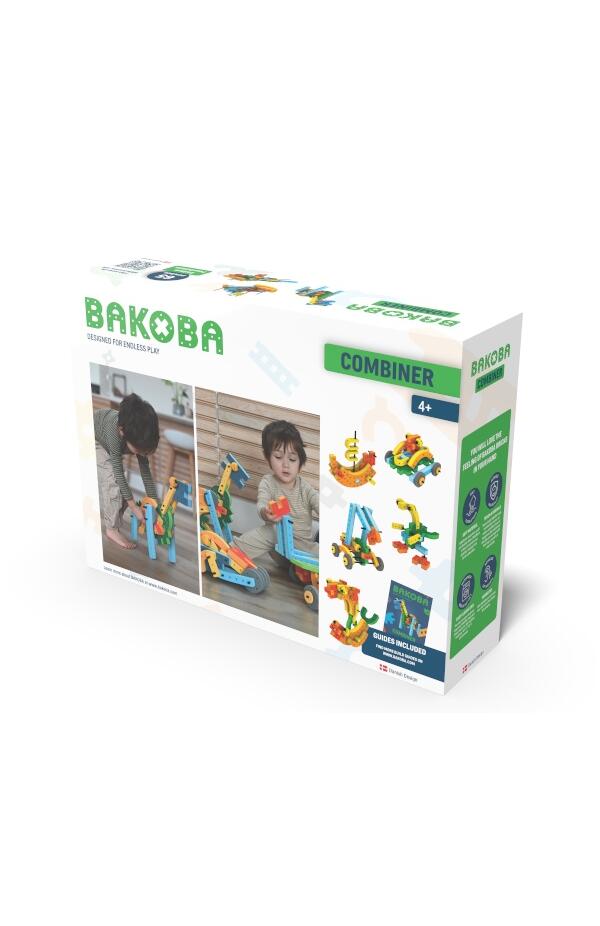 Joc de construit cu blocuri Combiner, Bakoba Joc de construit cu blocuri Combiner, Bakoba