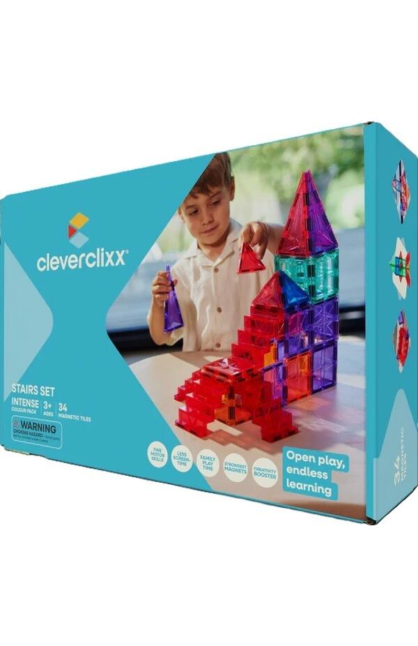 Set magnetic de construit Scari, Cleverclixx