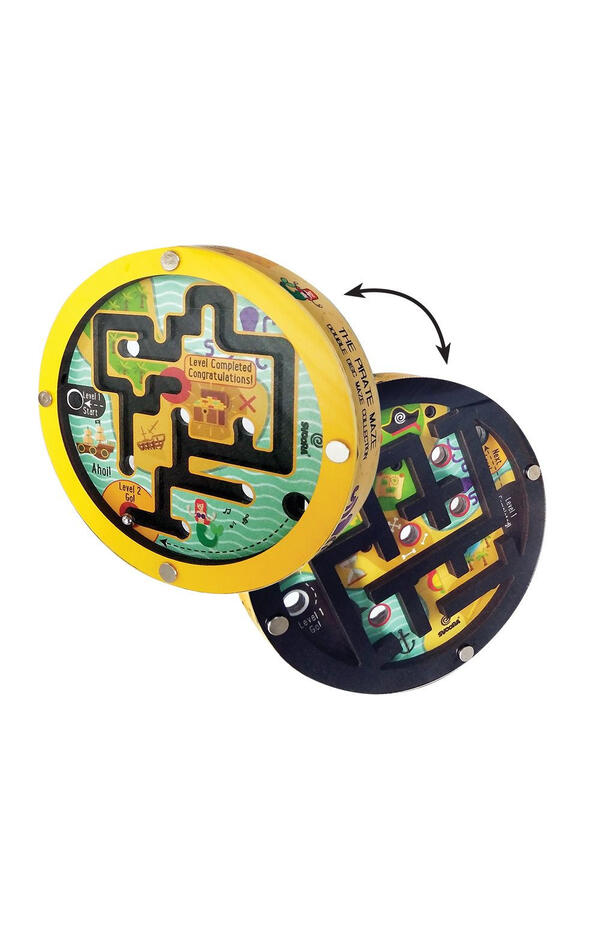 Joc de logica si indemanare Labirint dublu pirati