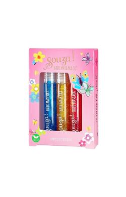 Set mascara cu glitter pentru par, Souza!