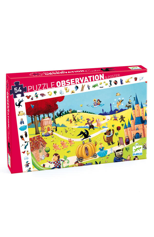 Puzzle observatie Povesti renumite, Djeco