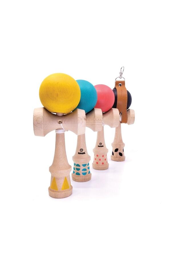 Joc de indemanare Kendama din lemn, Svoora Joc de indemanare Kendama din lemn, Svoora