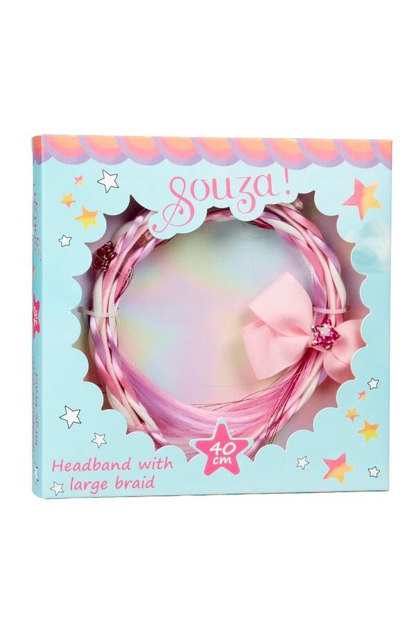 Bentita cu extensie impletita si funda, Souza!