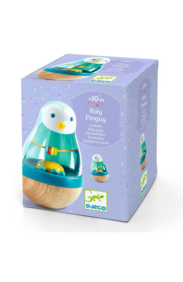 Jucarie bebe Roly Pingui, Djeco
