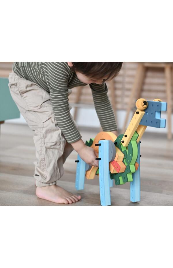 Joc de construit cu blocuri Combiner, Bakoba Joc de construit cu blocuri Combiner, Bakoba